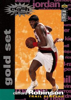 1995-96 Collector's Choice - You Crash the Game Gold Exchange: Scoring #C27 Clifford Robinson Front