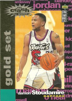 1995-96 Collector's Choice - You Crash the Game Gold Exchange: Scoring #C28 Damon Stoudamire Front