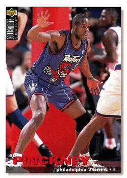 1995-96 Collector's Choice - 1995-1996 Debut Exchange #T24 Ed Pinckney Front