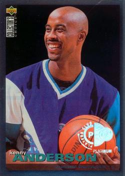 1995-96 Collector's Choice - 1995-1996 Debut Player's Club Platinum #T3 Kenny Anderson Front