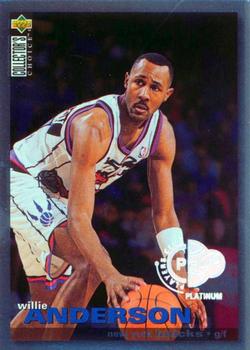 1995-96 Collector's Choice - 1995-1996 Debut Player's Club Platinum #T21 Willie Anderson Front