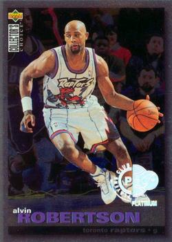 1995-96 Collector's Choice - 1995-1996 Debut Player's Club Platinum #T25 Alvin Robertson Front