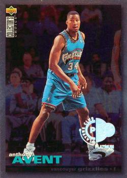 1995-96 Collector's Choice - 1995-1996 Debut Player's Club Platinum #T26 Anthony Avent Front
