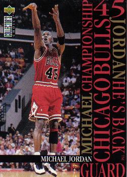 1995-96 Collector's Choice - Jordan He's Back #M2 Michael Jordan Front