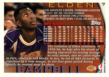 1996-97 Topps #7 Elden Campbell Back