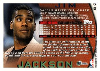 1996-97 Topps #75 Jim Jackson Back