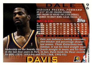 1996-97 Topps #96 Dale Davis Back