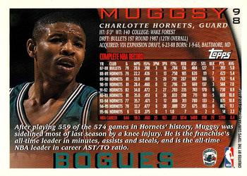 1996-97 Topps #98 Muggsy Bogues Back