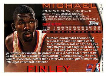 1996-97 Topps #101 Michael Finley Back