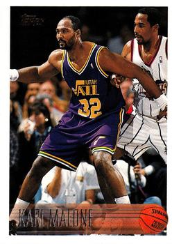 1996-97 Topps #105 Karl Malone Front
