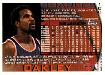 1996-97 Topps #108 Charles Oakley Back