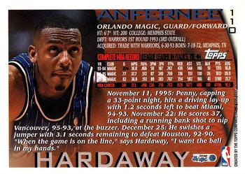 1996-97 Topps #110 Anfernee Hardaway Back