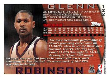 1996-97 Topps #122 Glenn Robinson Back