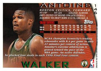 1996-97 Topps #146 Antoine Walker Back