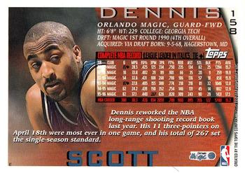 1996-97 Topps #158 Dennis Scott Back