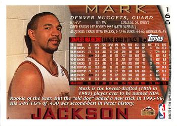 1996-97 Topps #166 Mark Jackson Back