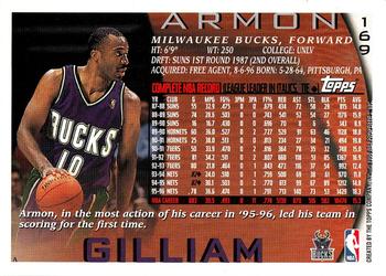 1996-97 Topps #169 Armon Gilliam Back