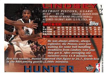 1996-97 Topps #174 Lindsey Hunter Back