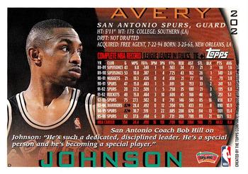 1996-97 Topps #202 Avery Johnson Back