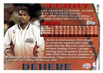 1996-97 Topps #211 Terry Dehere Back
