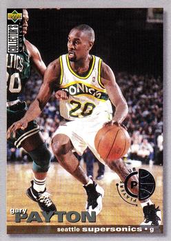 1995-96 Collector's Choice - Player's Club #225 Gary Payton Front