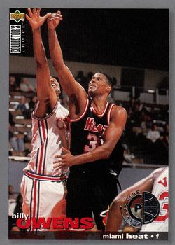 1995-96 Collector's Choice - Player's Club #30 Billy Owens Front