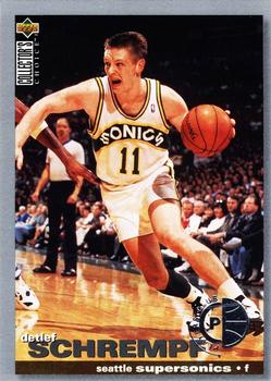 1995-96 Collector's Choice - Player's Club #55 Detlef Schrempf Front