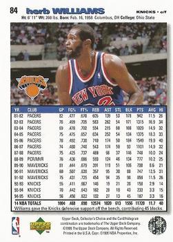 1995-96 Collector's Choice - Player's Club #84 Herb Williams Back
