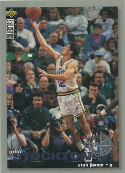 1995-96 Collector's Choice - Player's Club #106 John Stockton Front