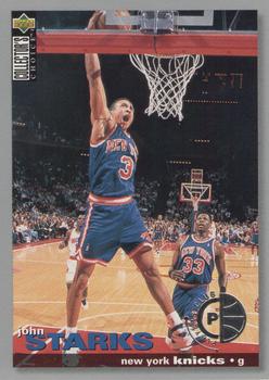 1995-96 Collector's Choice - Player's Club #110 John Starks Front