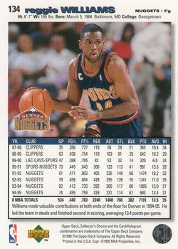 1995-96 Collector's Choice - Player's Club #134 Reggie Williams Back