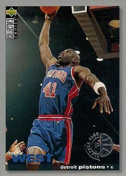 1995-96 Collector's Choice - Player's Club #148 Mark West Front