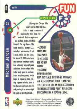 1995-96 Collector's Choice - Player's Club #169 Michael Jordan Back