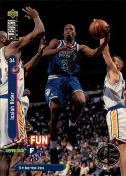 1995-96 Collector's Choice - Player's Club #181 Isaiah Rider Front