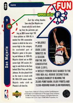 1995-96 Collector's Choice - Player's Club #186 Dan Majerle Back