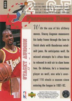 1995-96 Collector's Choice - Player's Club #203 Stacey Augmon Back