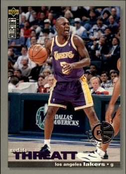 1995-96 Collector's Choice - Player's Club #230 Sedale Threatt Front