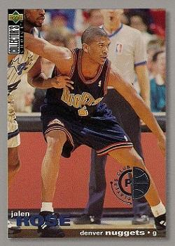 1995-96 Collector's Choice - Player's Club #268 Jalen Rose Front