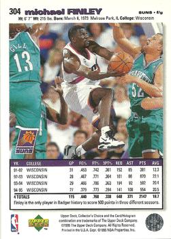 1995-96 Collector's Choice - Player's Club #304 Michael Finley Back