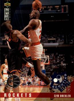 1995-96 Collector's Choice - Player's Club #330 Clyde Drexler Front