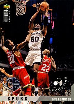 1995-96 Collector's Choice - Player's Club #344 David Robinson Front