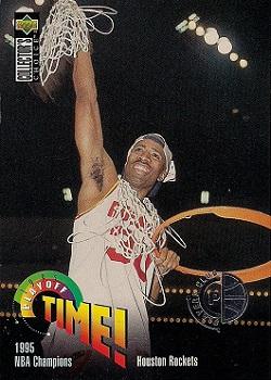 1995-96 Collector's Choice - Player's Club #365 Houston Rockets Front
