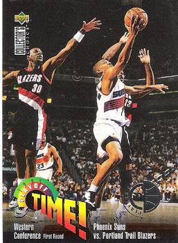 1995-96 Collector's Choice - Player's Club #355 Phoenix Suns vs. Portland Trail Blazers Front