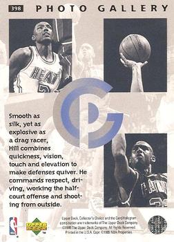 1995-96 Collector's Choice - Player's Club #398 Grant Hill Back