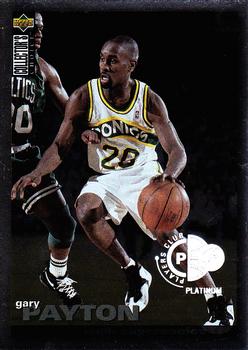 1995-96 Collector's Choice - Platinum Player's Club #225 Gary Payton Front