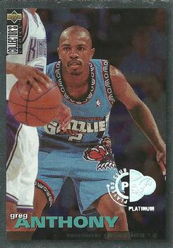 1995-96 Collector's Choice - Platinum Player's Club #296 Greg Anthony Front