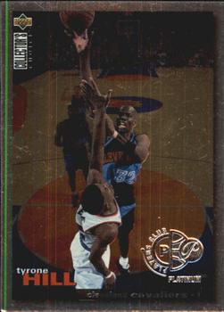 1995-96 Collector's Choice - Platinum Player's Club #20 Tyrone Hill Front