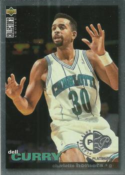 1995-96 Collector's Choice - Platinum Player's Club #26 Dell Curry Front