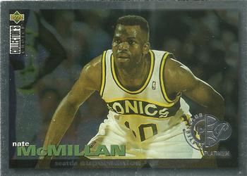 1995-96 Collector's Choice - Platinum Player's Club #31 Nate McMillan Front