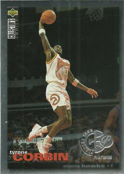 1995-96 Collector's Choice - Platinum Player's Club #35 Tyrone Corbin Front